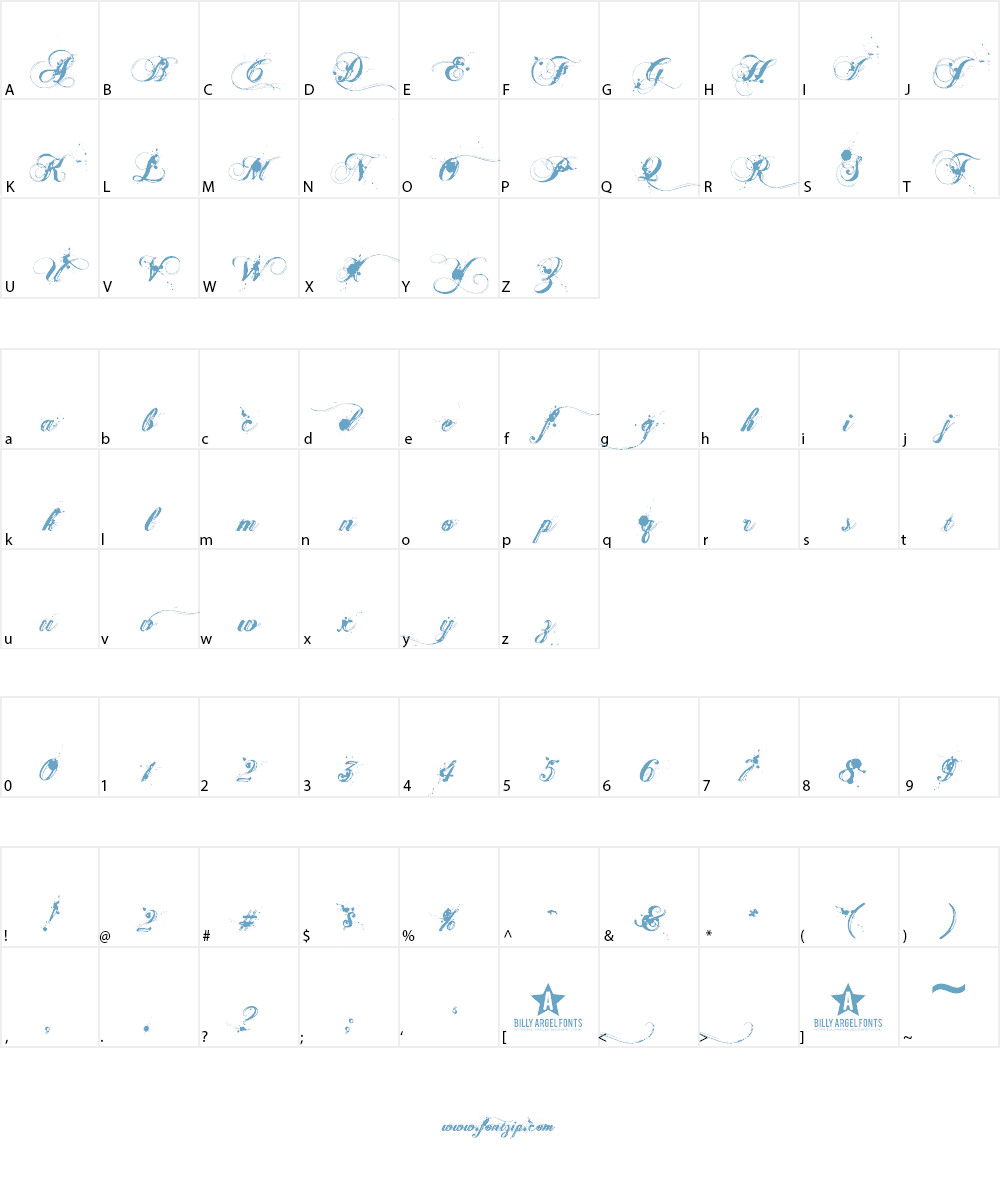 My Font Font Character