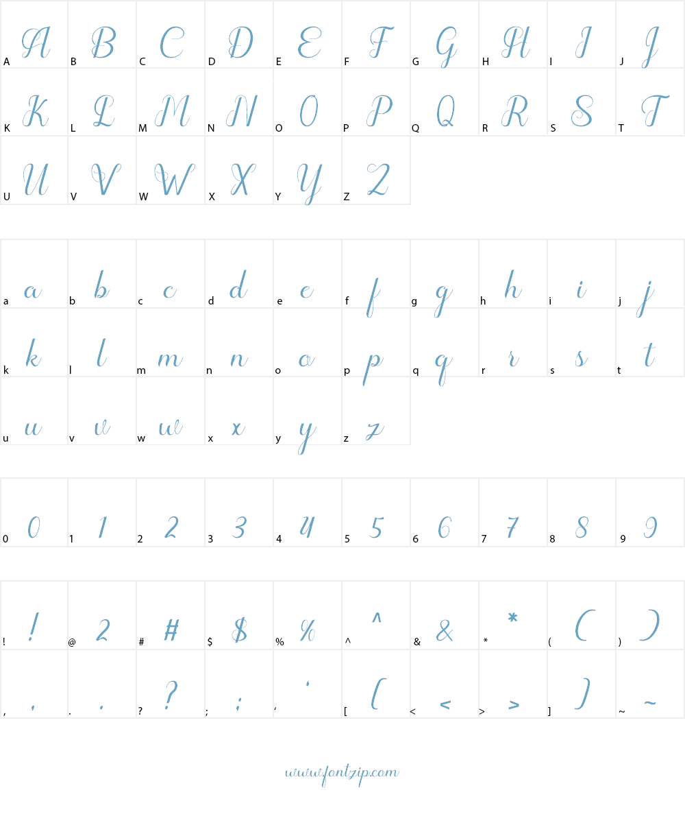 hipnotis Font Character