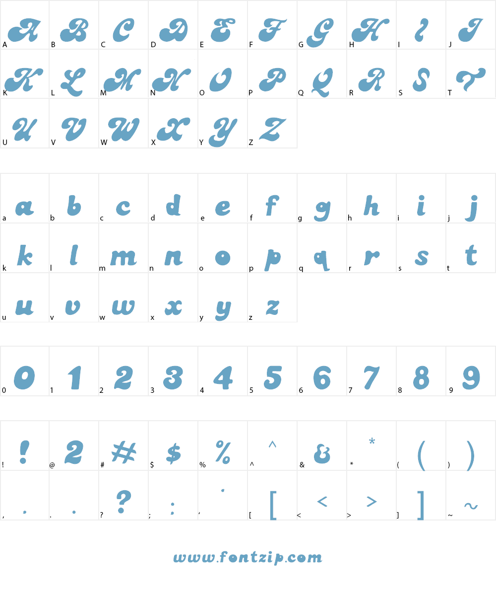 New Font Font Character