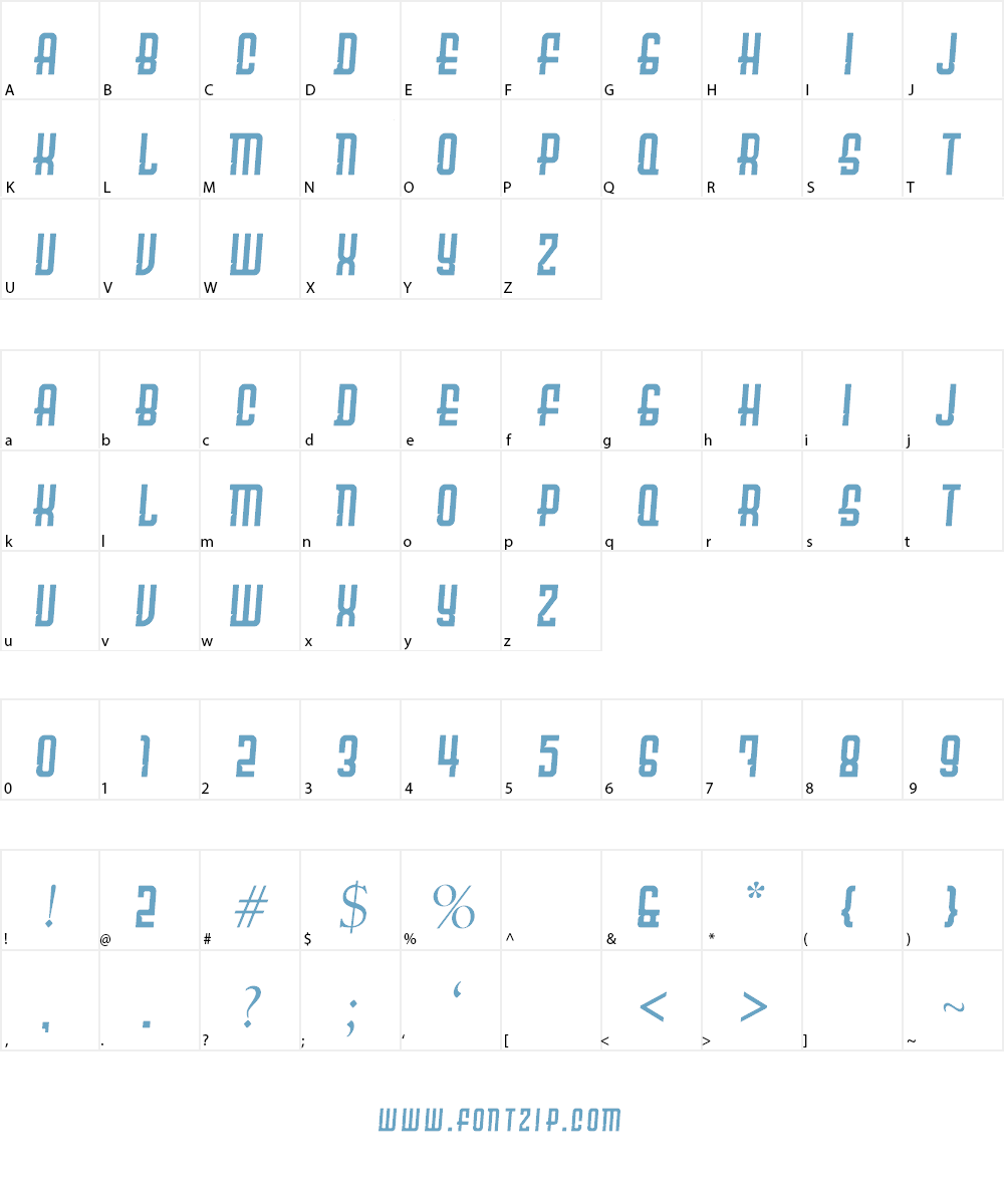 JOORAN Font Character