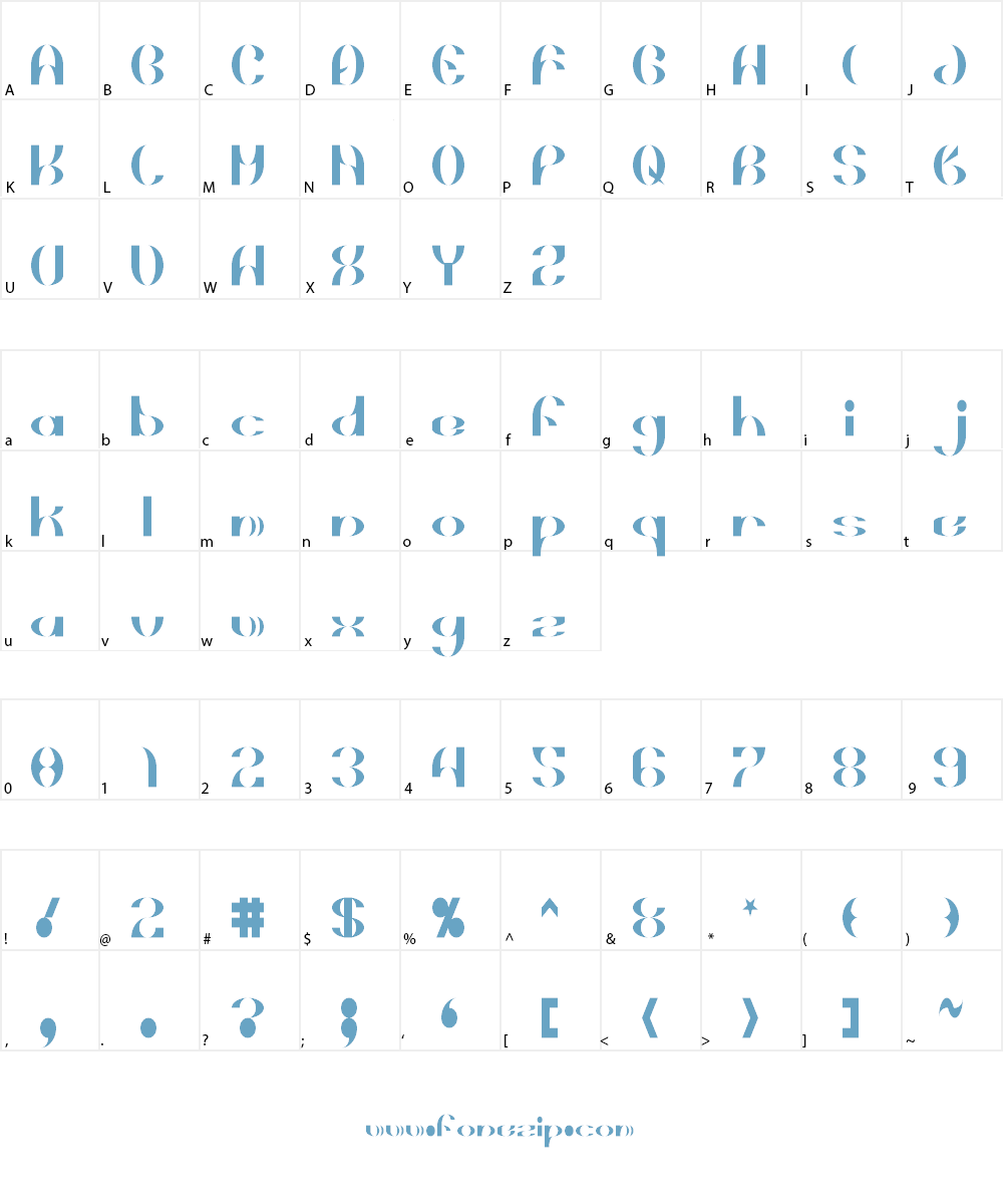 Briarthorn Font Character