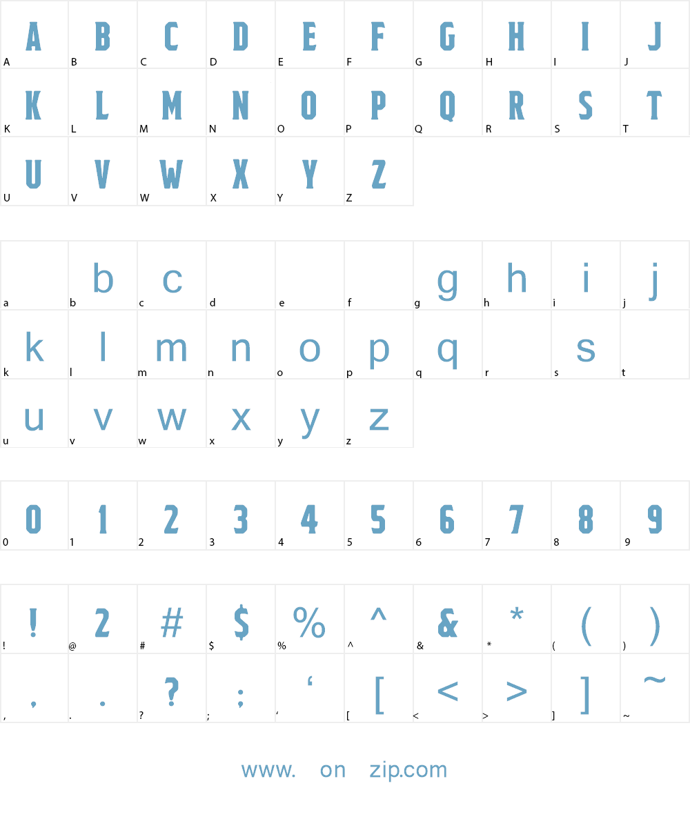 Lez Champs Font Character