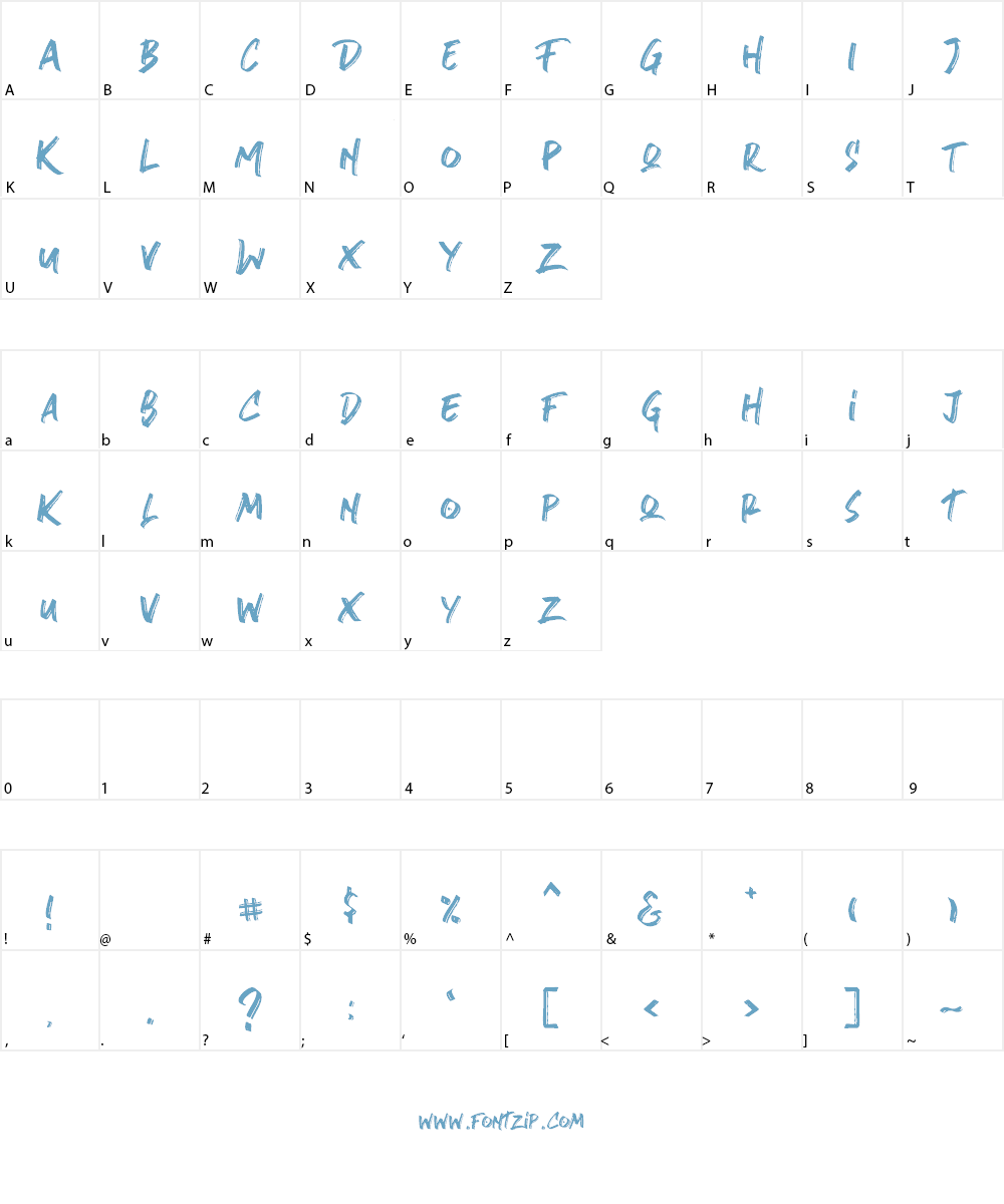 stronger Font Character