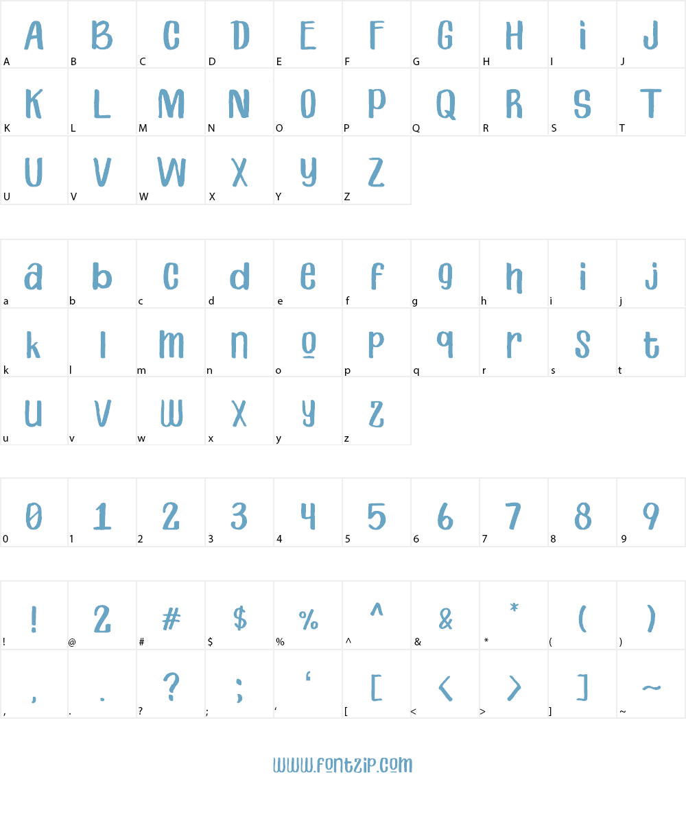 Primera Font Character
