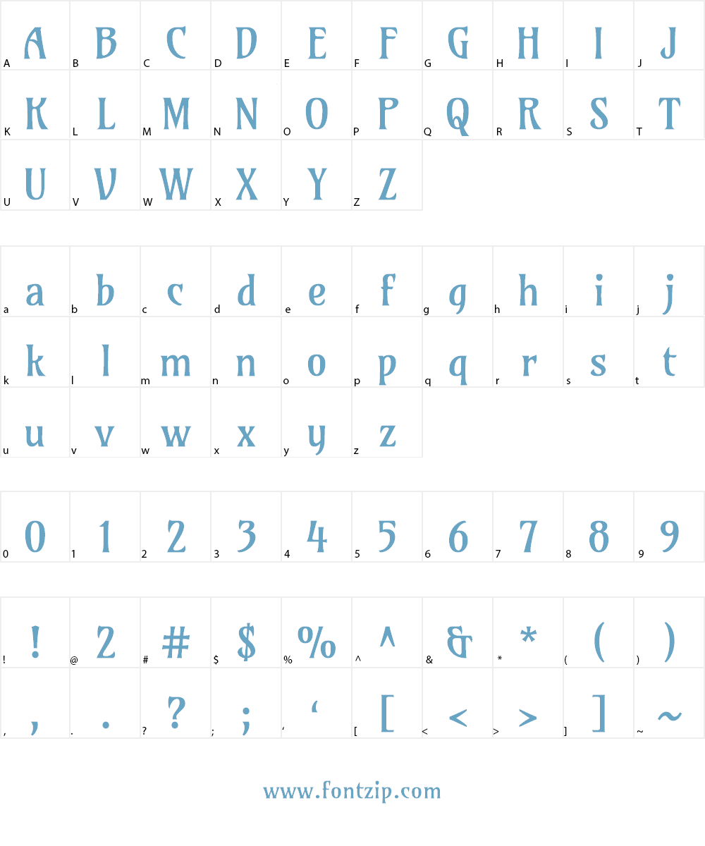 Amarante Font Character