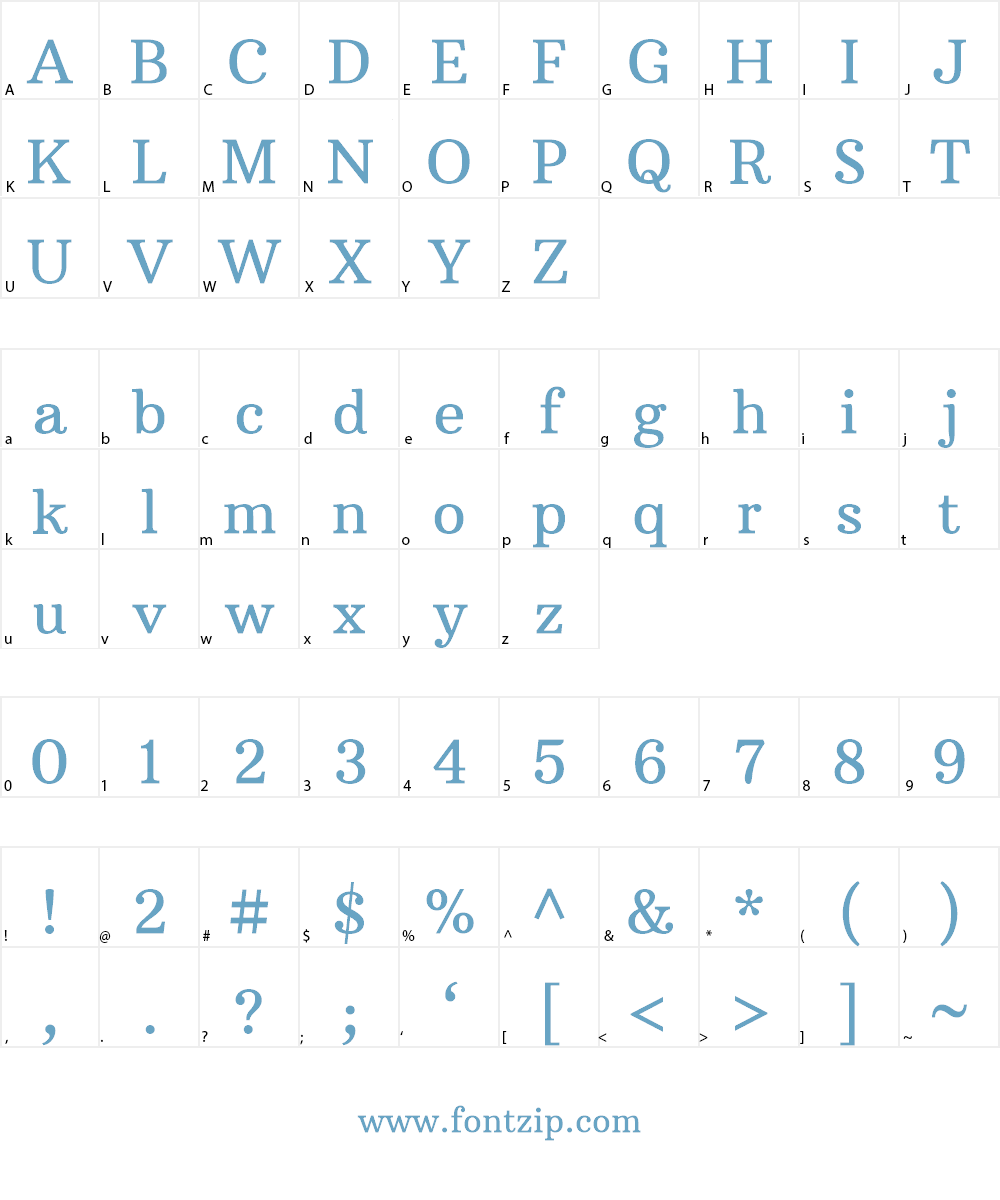 Arbutus Slab Font Character