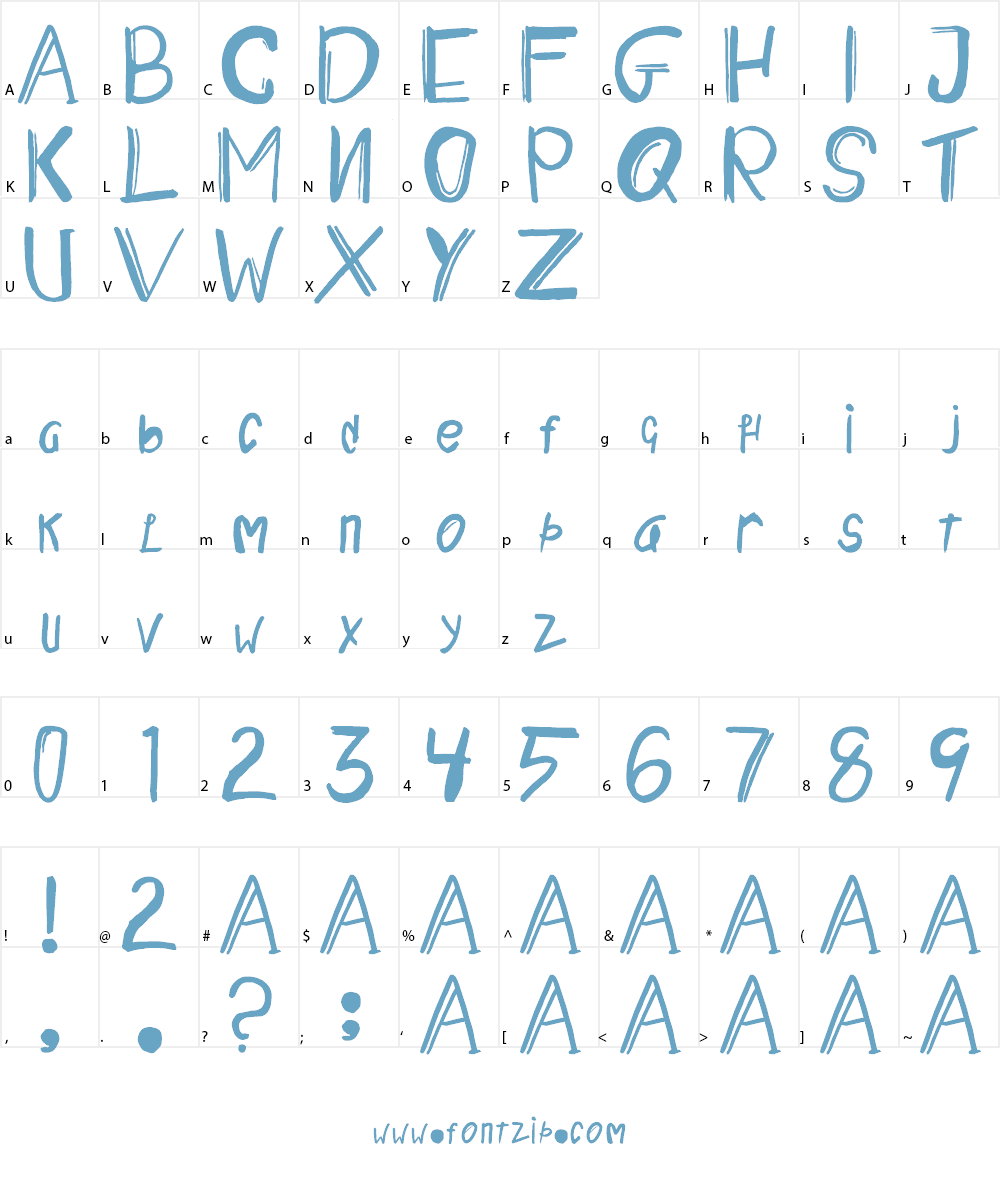 Cacher Font Character