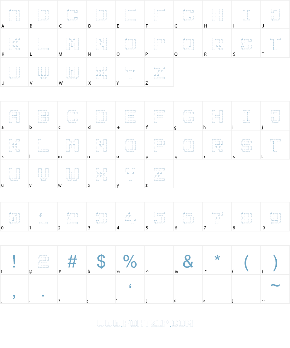 BREAKS Font Character