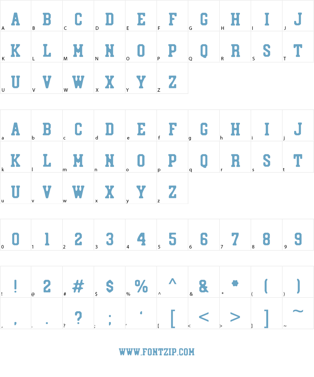Rumblesport Athletic Eroded Font Character