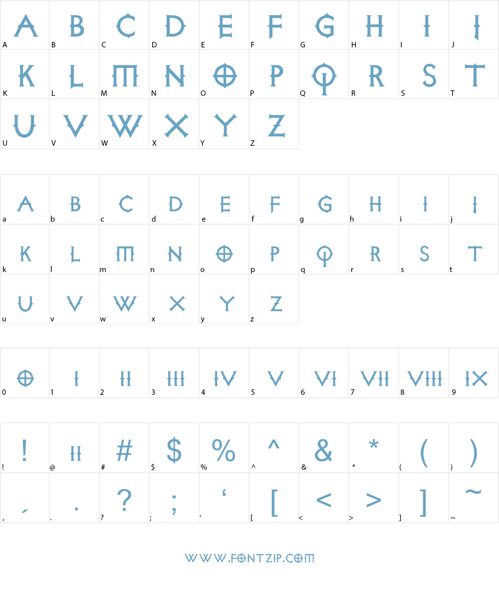 Diabolica Font Character