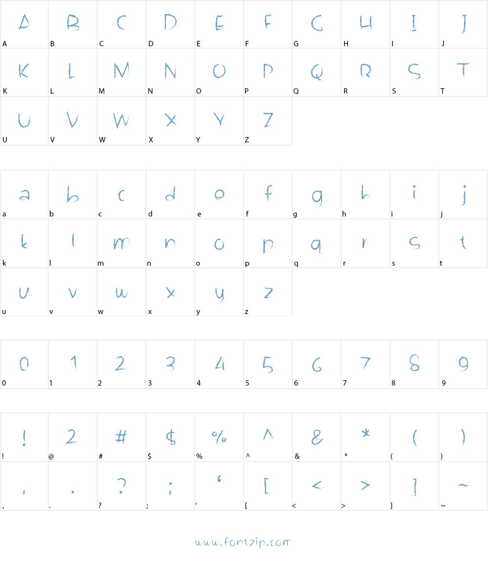See You Nightmare Font Character