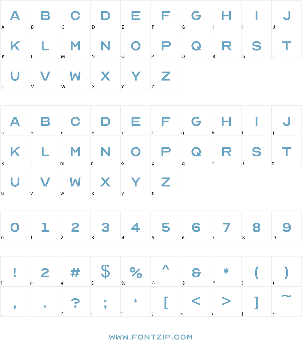 Optician Sans Font Character