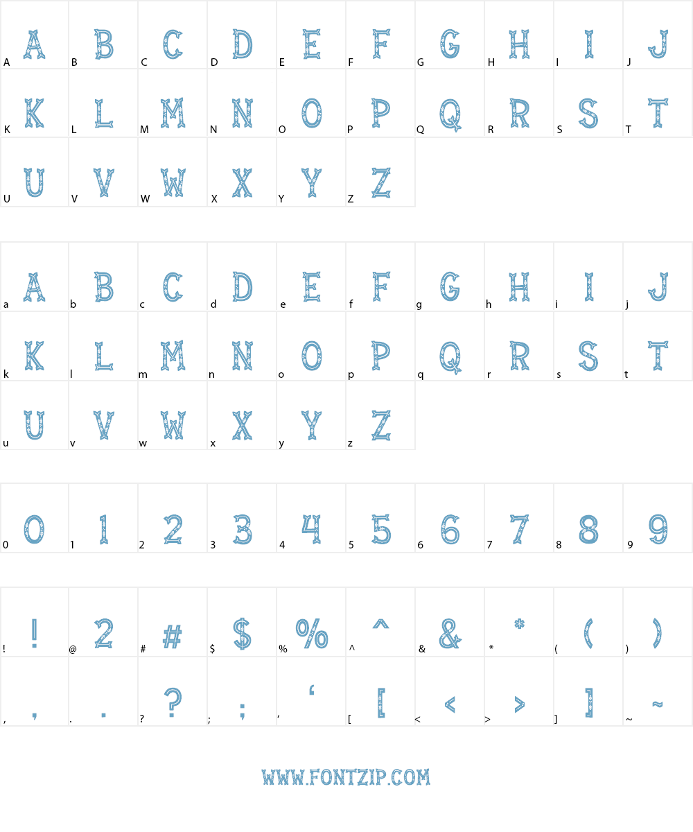 Mistletoe Font Character