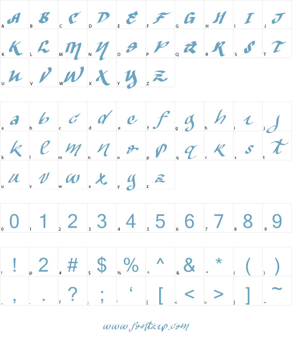 Vtks The Dark Font Character