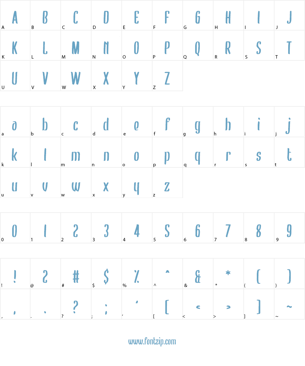 Bumblebear Font Character