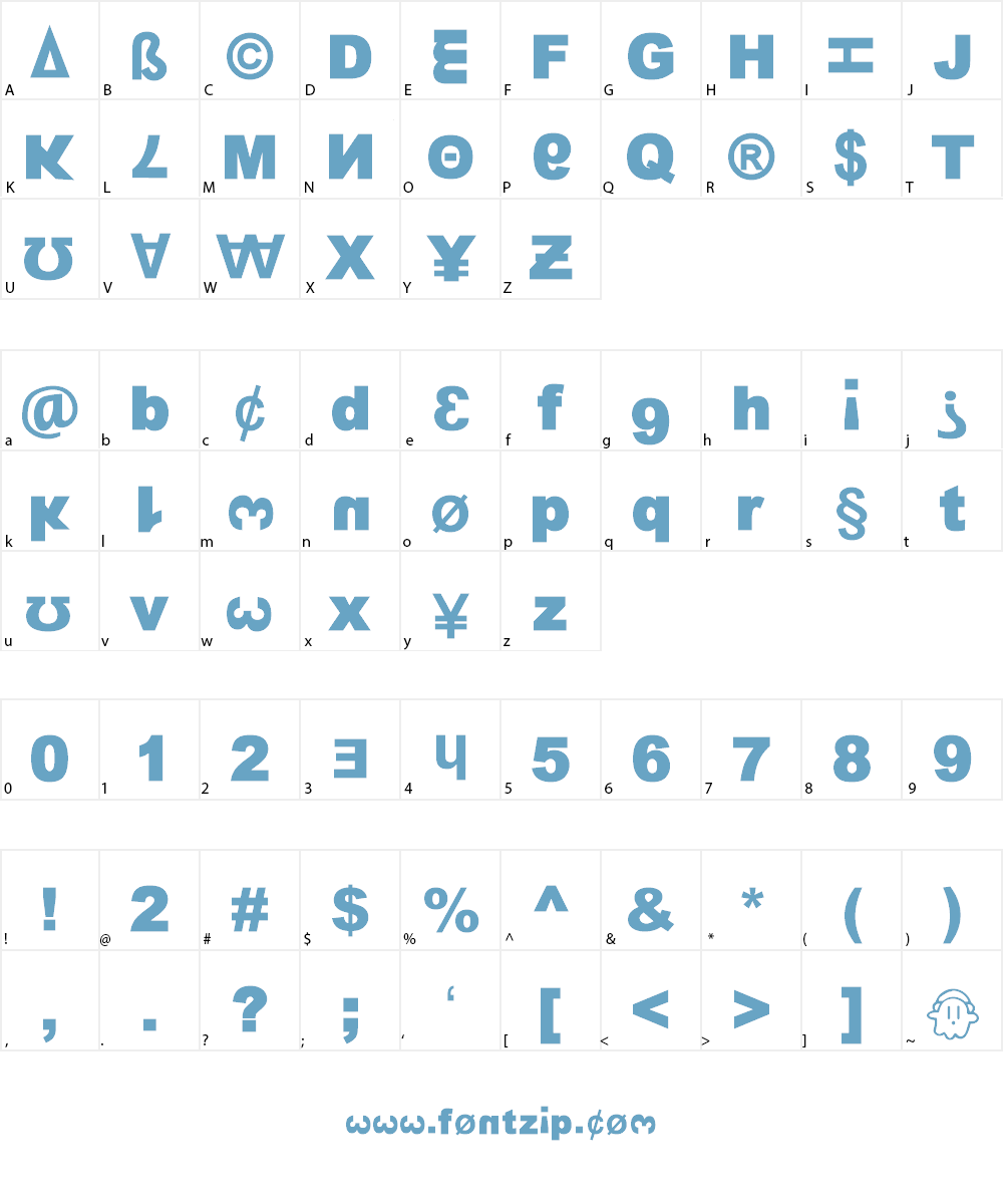 13_Fletcher Font Character