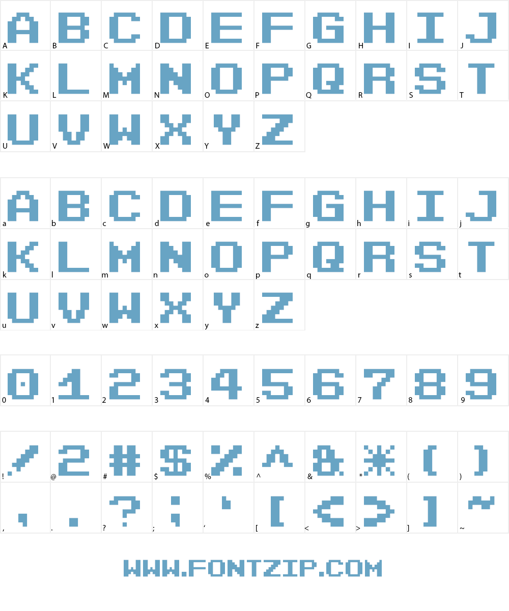 Barcade Brawl Font Character