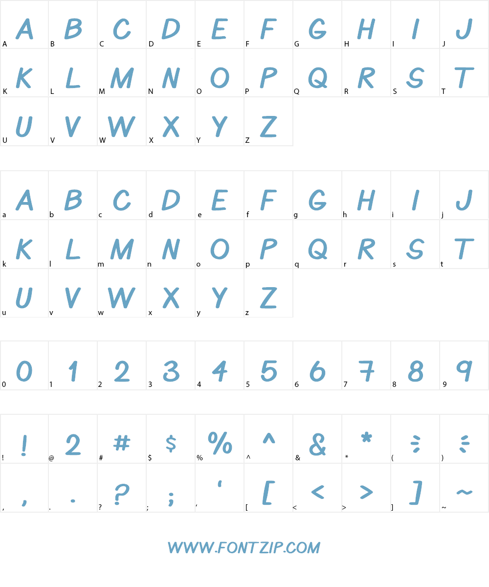 Benja Font Character
