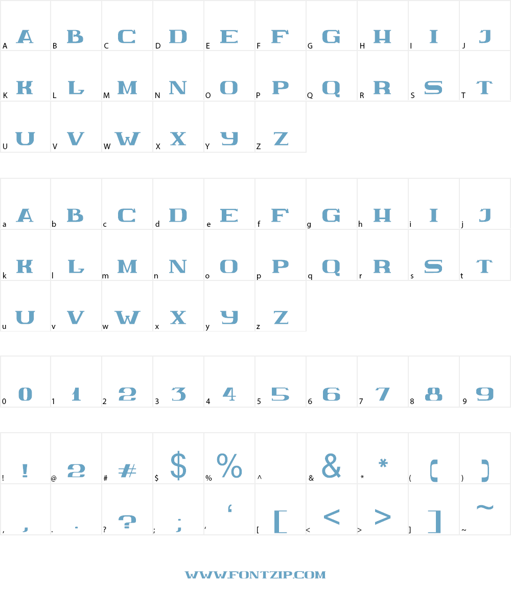 Lost Vietnam Font Character