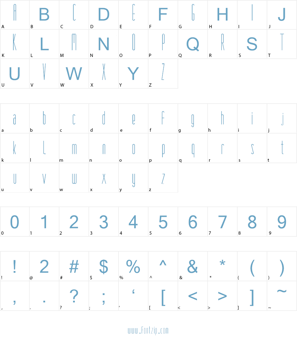 Oliver Font Character