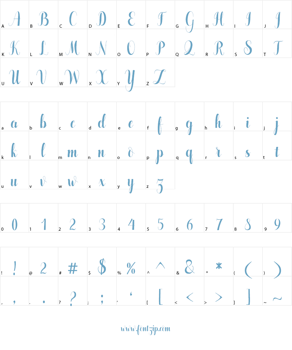 Pugsley Font Character