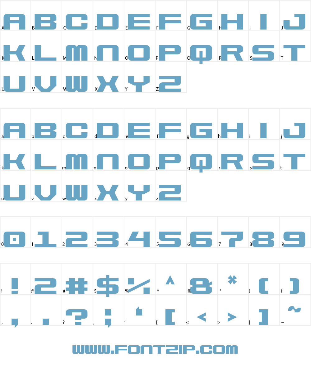Space Marine Font Character