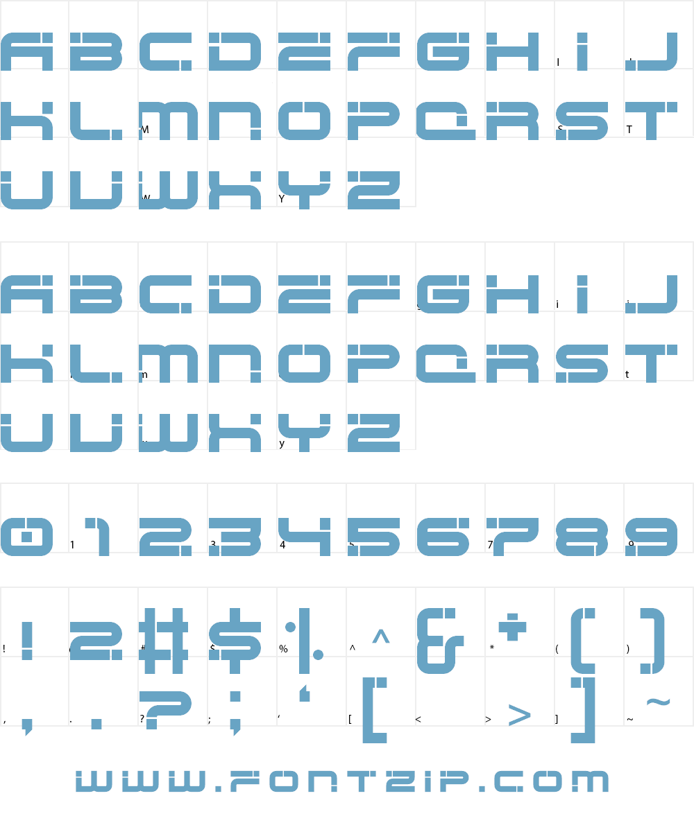 Hype Fixer Font Character