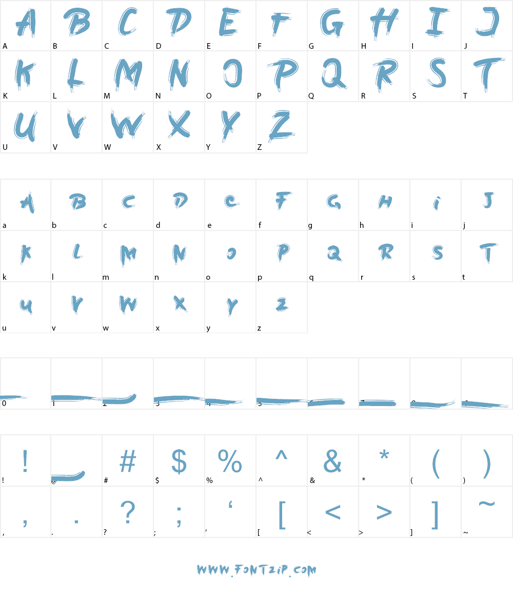 Boil Font Character