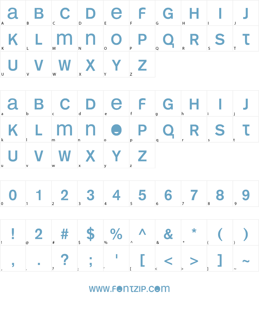 FONTnimation Font Character
