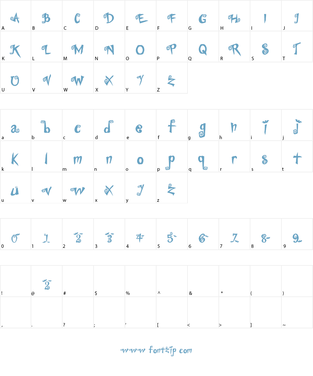 Vampirina Font Character