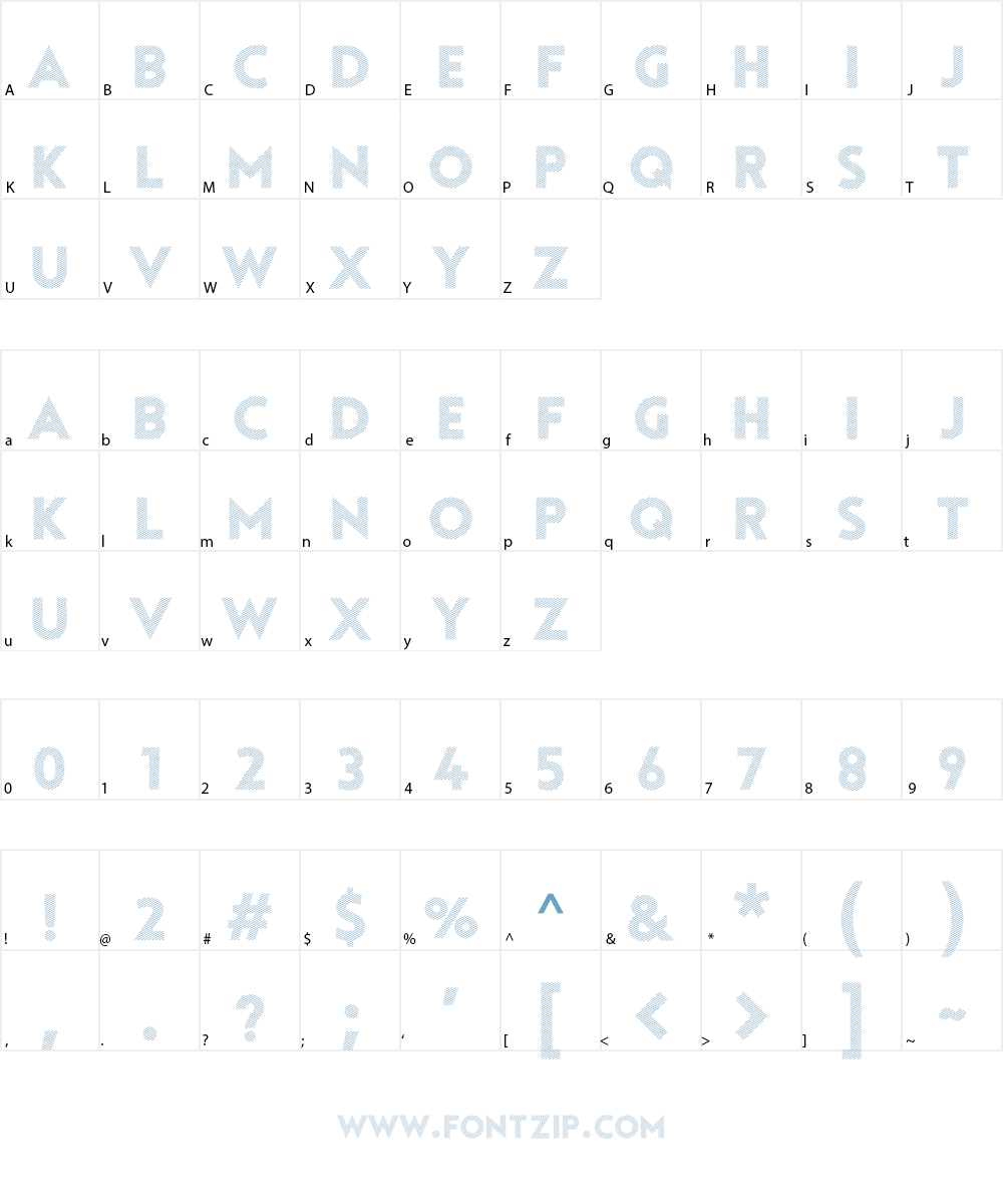 Tourmaline Font Character