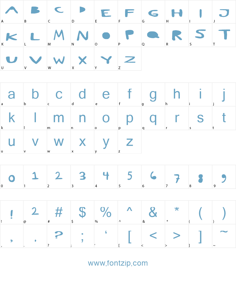 Cadburylemonade Font Character