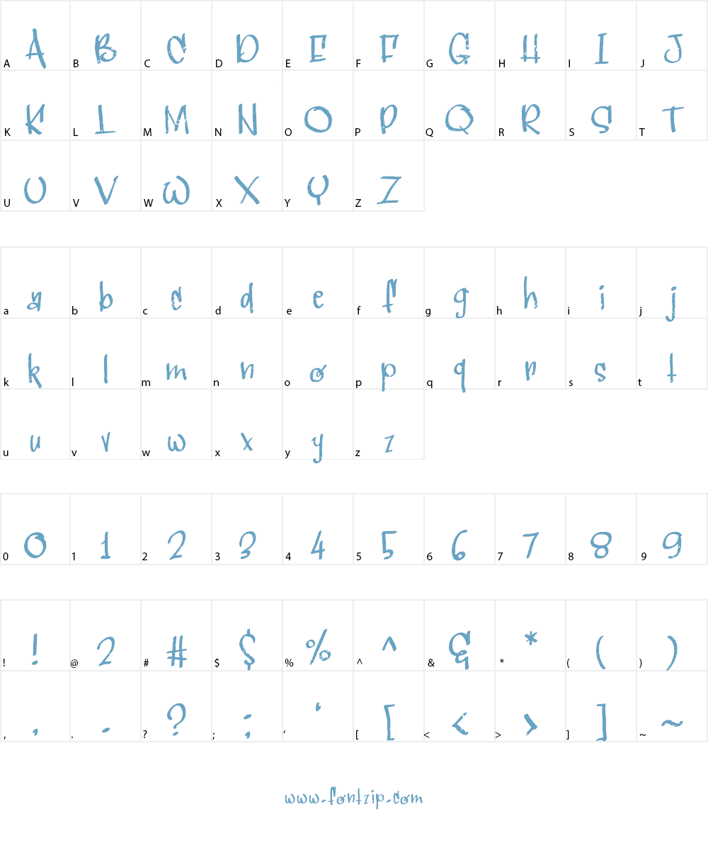 Kordi Font Character