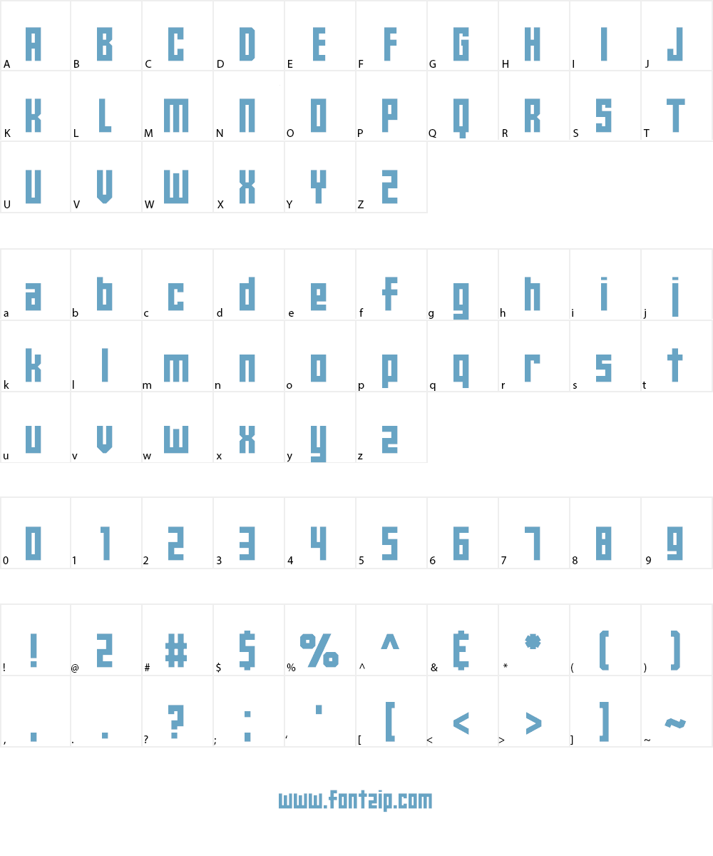 Premier 2019 Font Character
