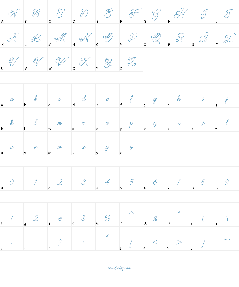 Quattro Font Character