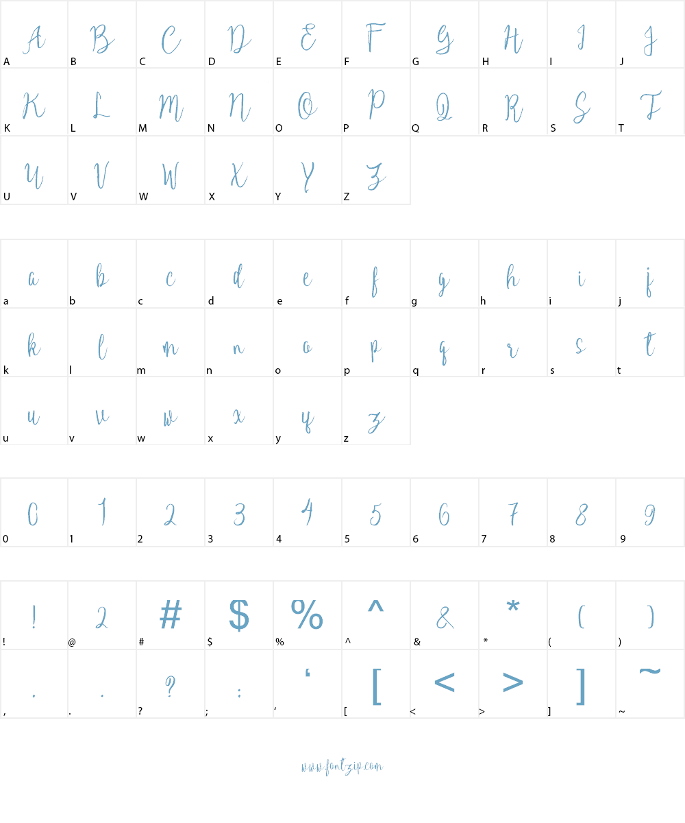 Sillebia Font Character