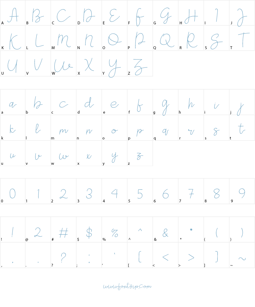 Gevano Font Character