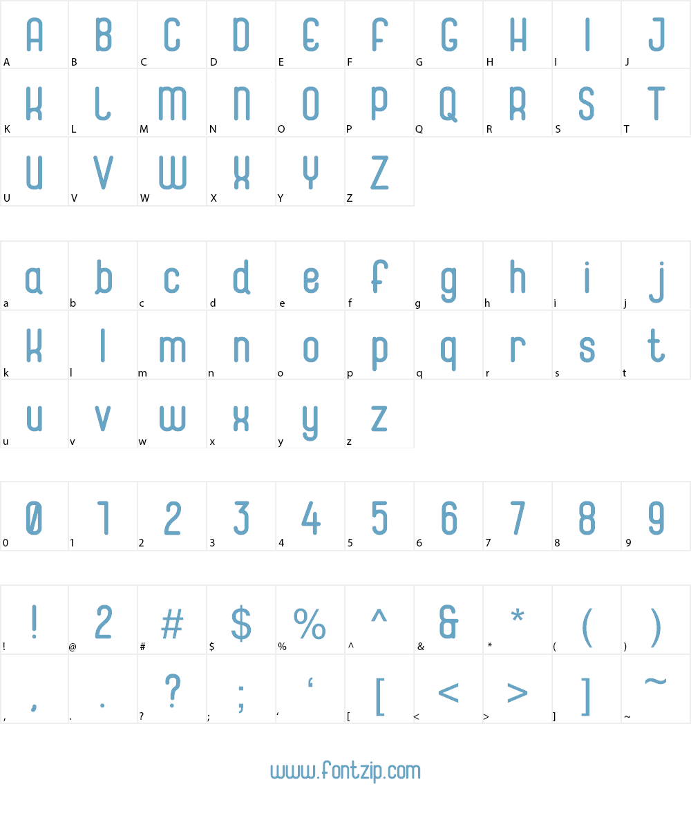 Magneum Font Character
