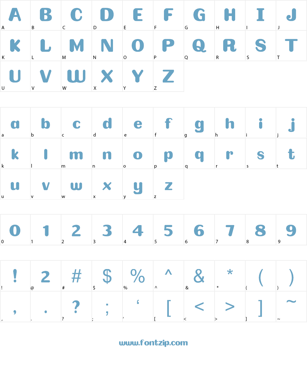 Omelette Font Character