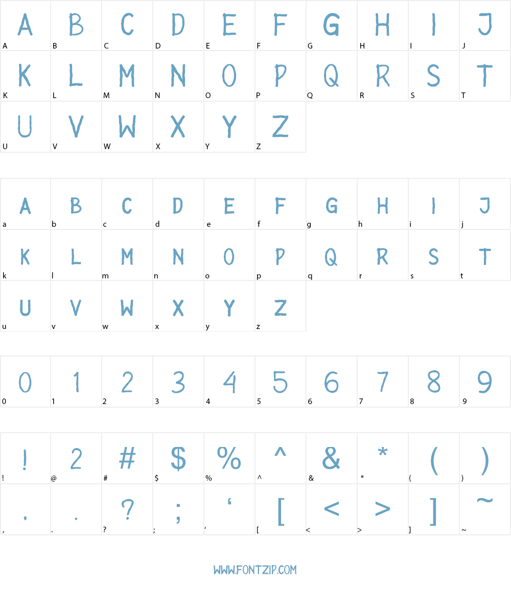 PSYCHOPAT Font Character