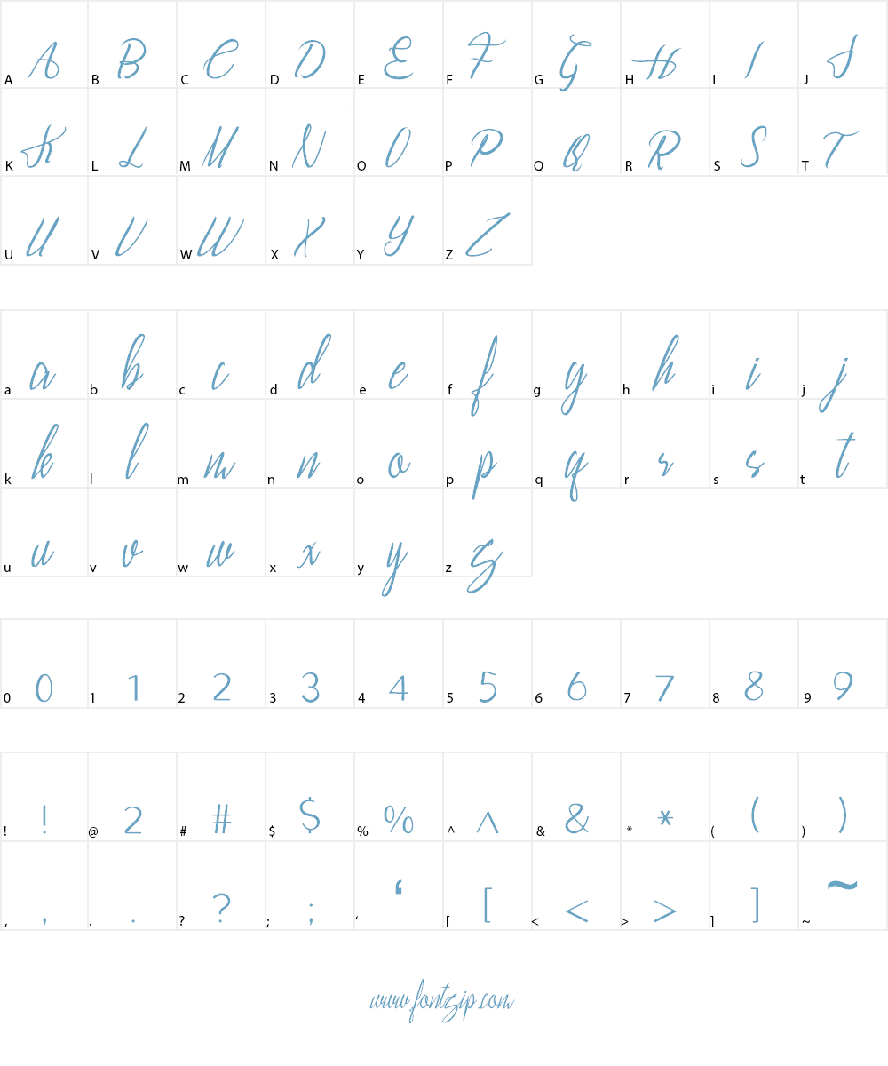 Syntetic Font Character