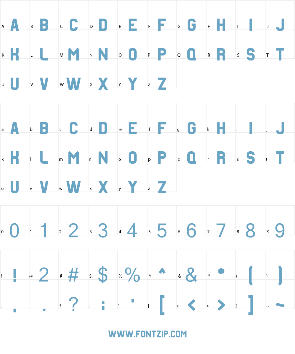 Revalate FreeVersion Font Character