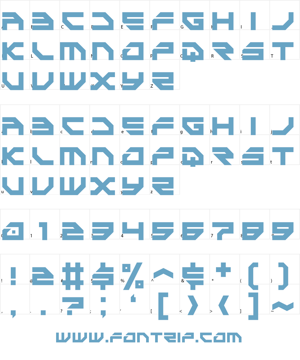 Game Battles Font Character