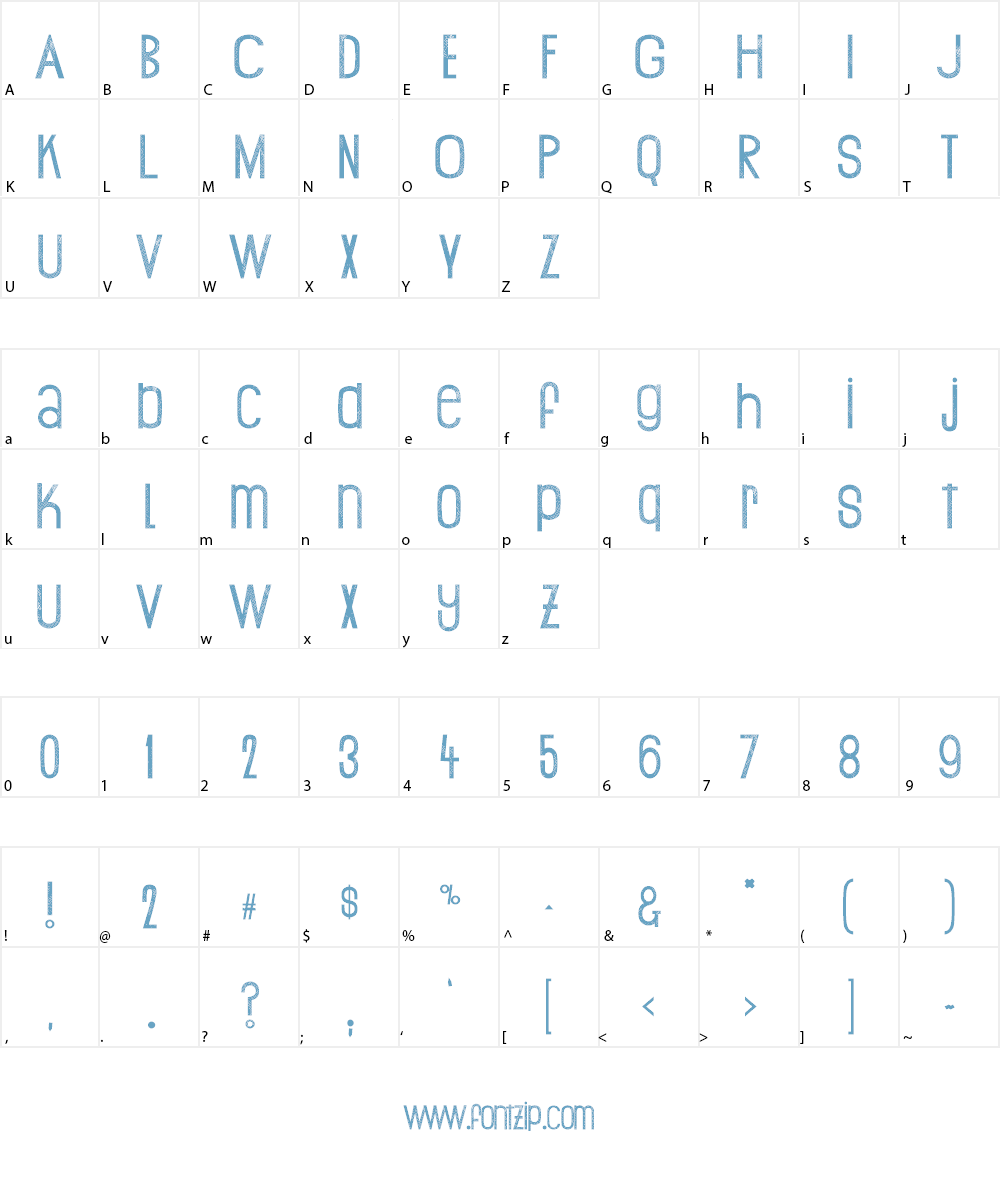 Ogresse Font Character