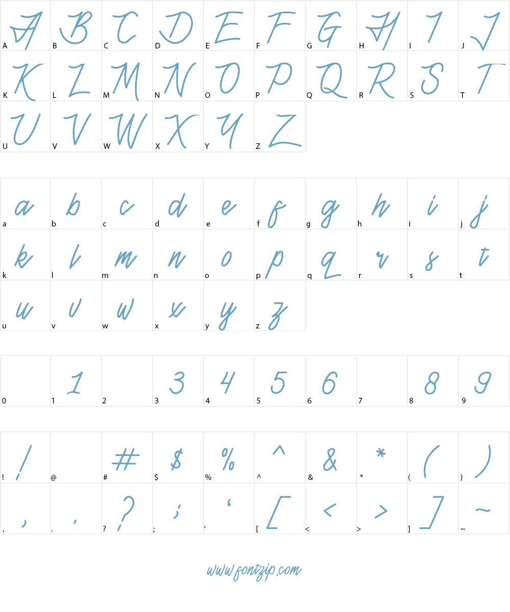 Henshin Script Personal Use Font Character