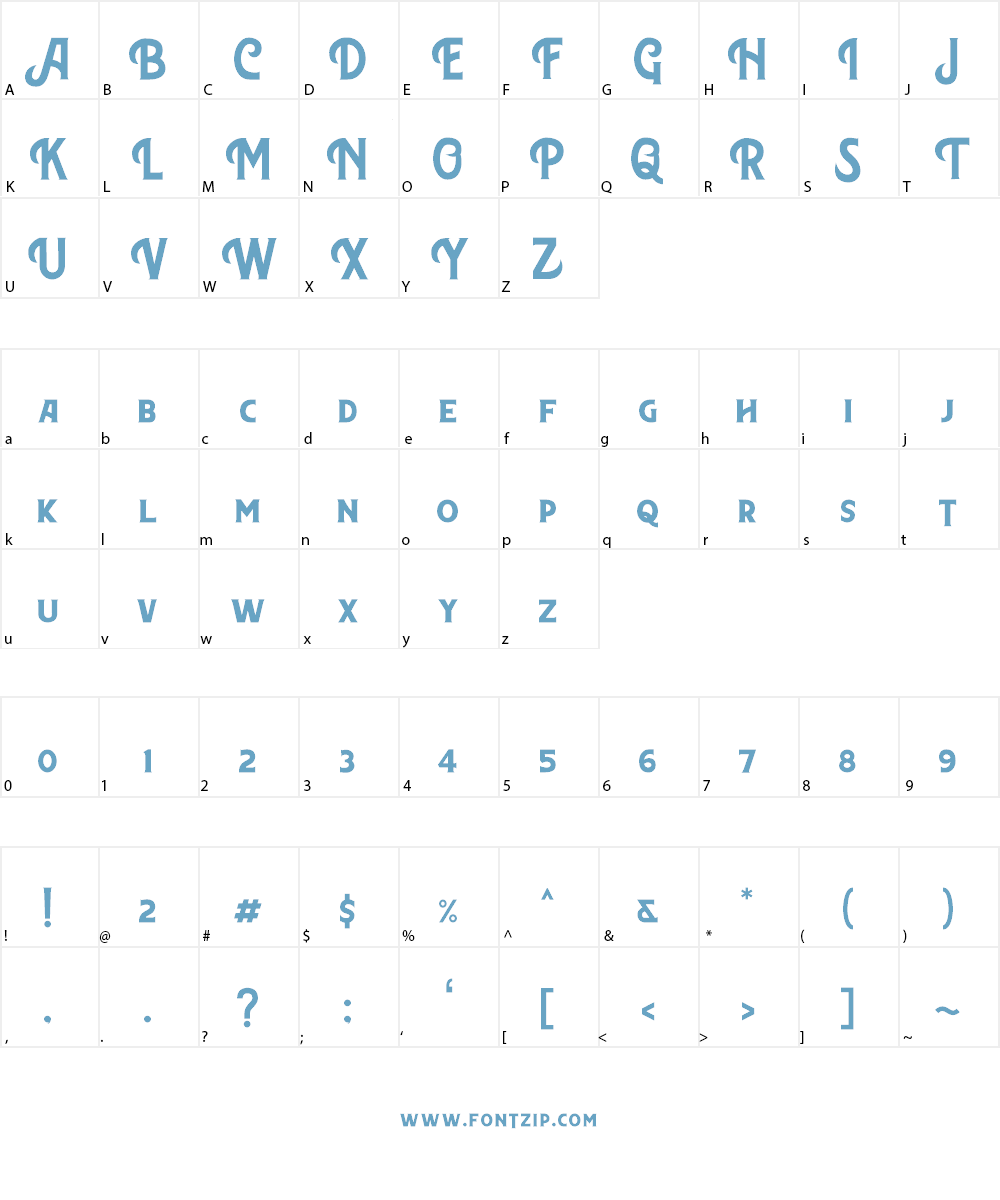 Northon [Demo] Font Character