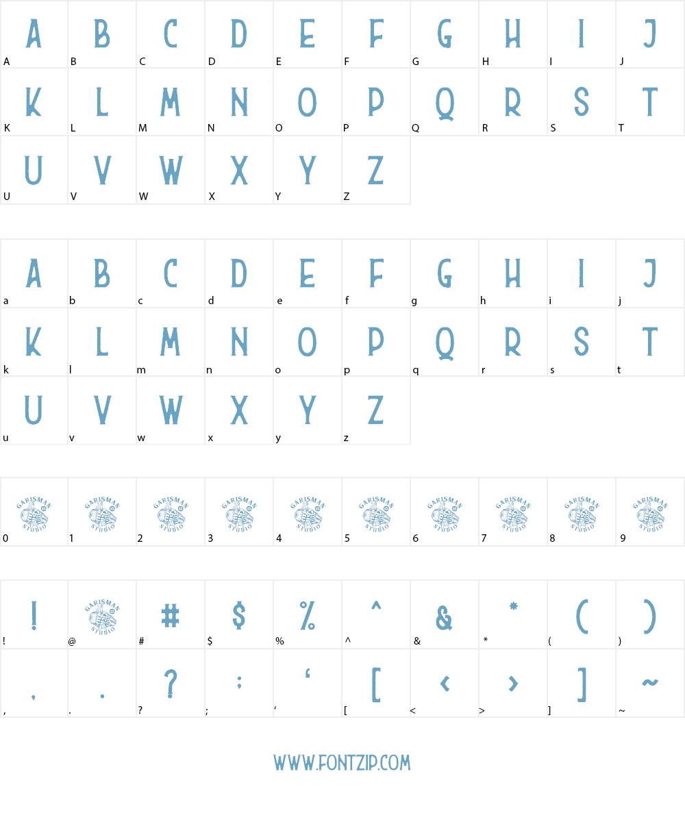 Hurson Font Character