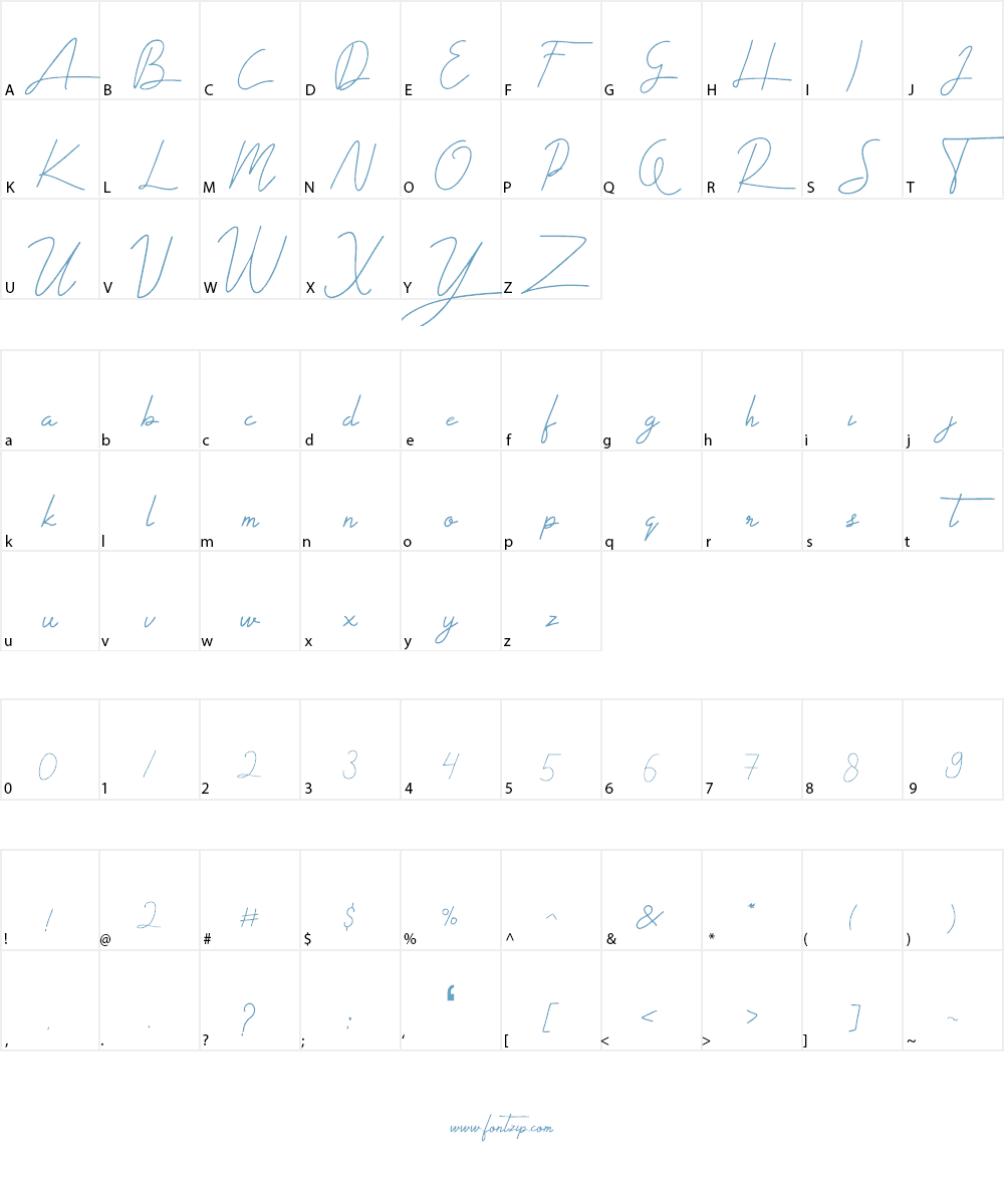 alabama Font Character