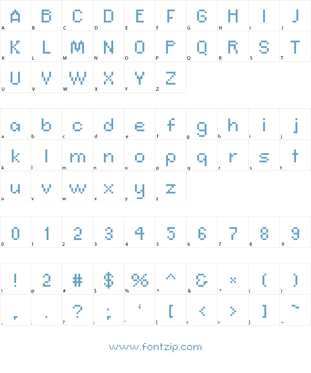 Connection III Font Character