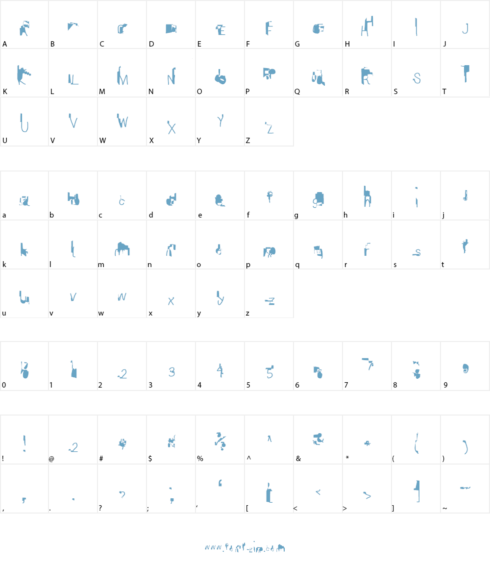 FailCity Font Character